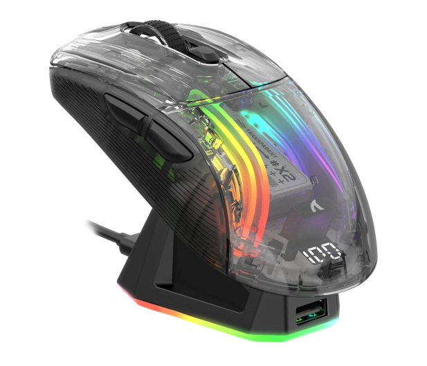 Attack Shark X2PRO PAW3212 czarna ze stacją ładującą 6972792470061 - 1349824 - zdjęcie 2